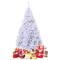 Costway 7.5ft. Unlit White Pine Artificial Christmas Tree